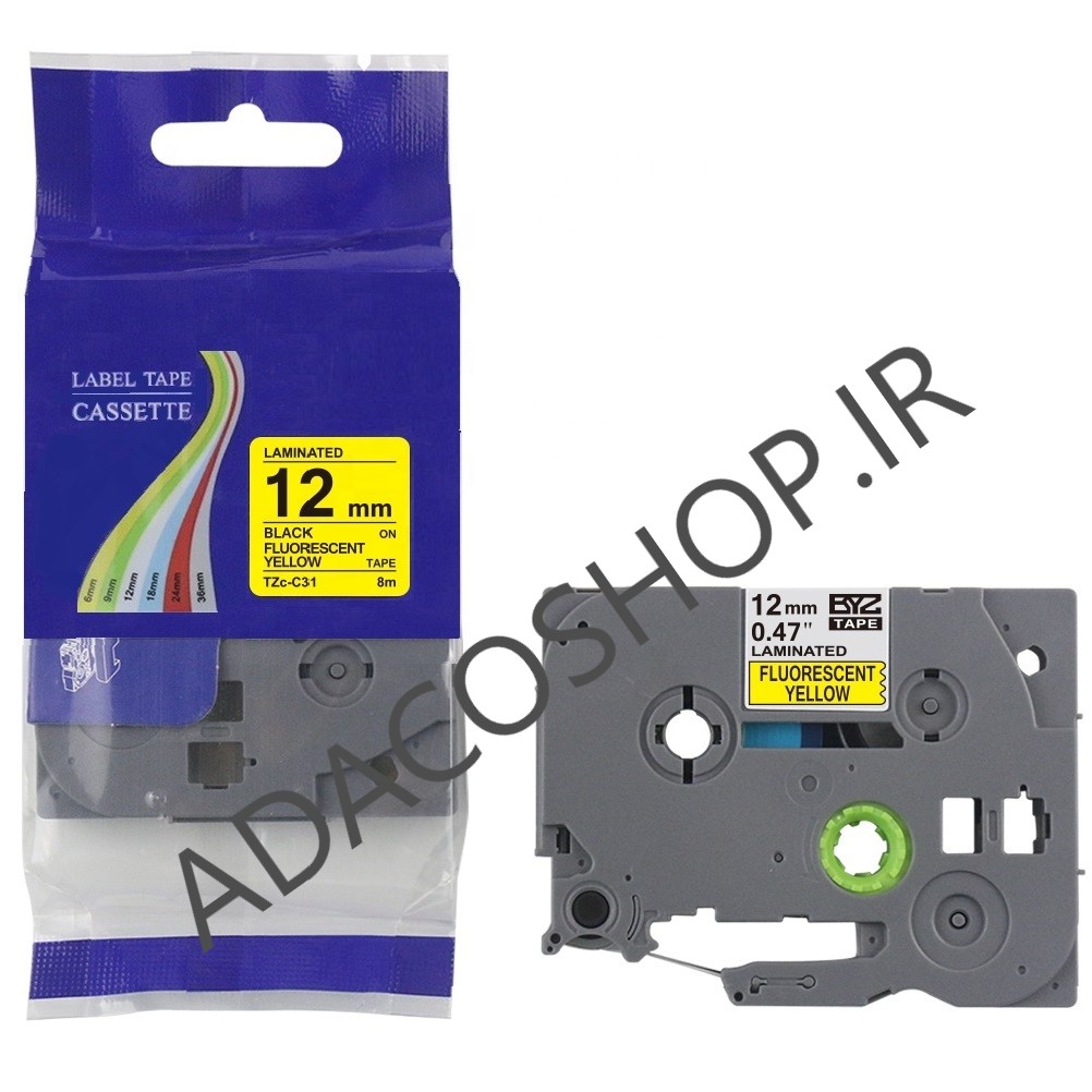 برچسب پرینتر لیبل زن برادر مدل TZE-C31