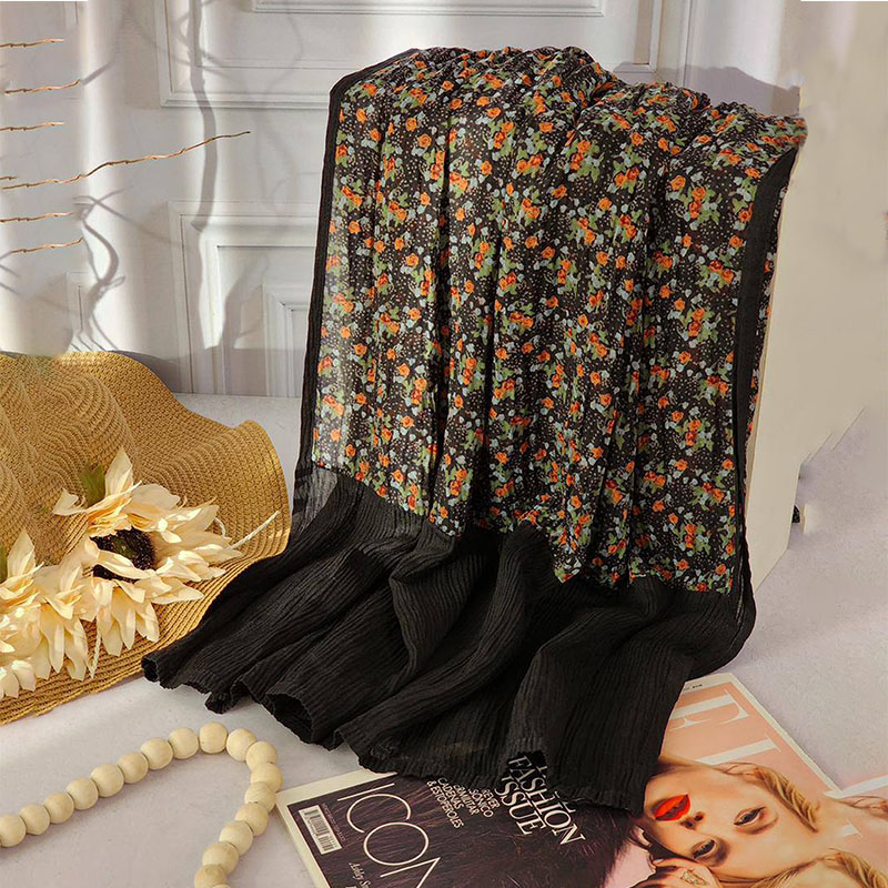 شال گل ریز دستک ساده کد ۳۳۷۸