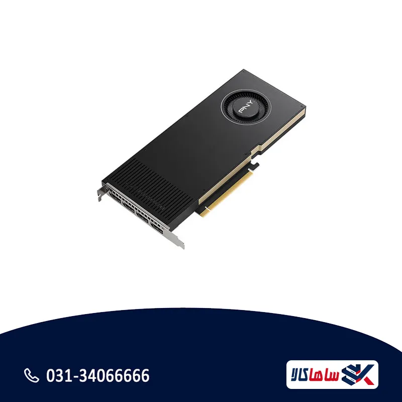 کارت گرافیک پی ان وای NVIDIA RTX A6000 حافظه 48 گیگابایت