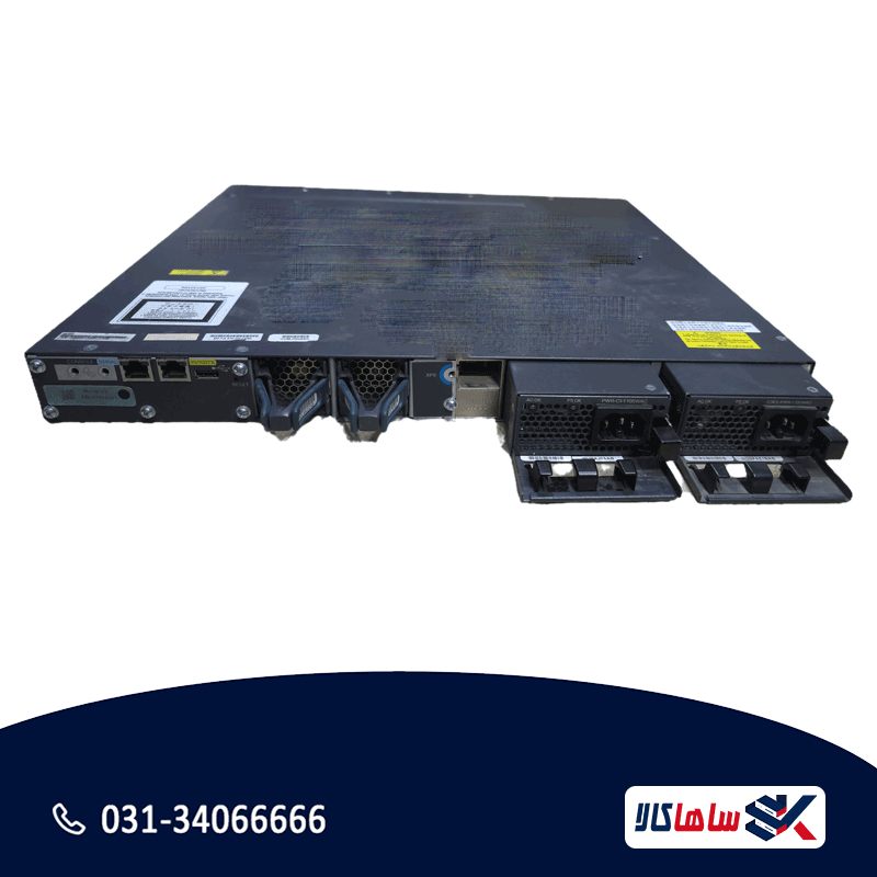 سوئیچ سیسکو Catalyst WS-C3560X-48PF-L 48 پورت PoE+ استوک — تصویر ۳