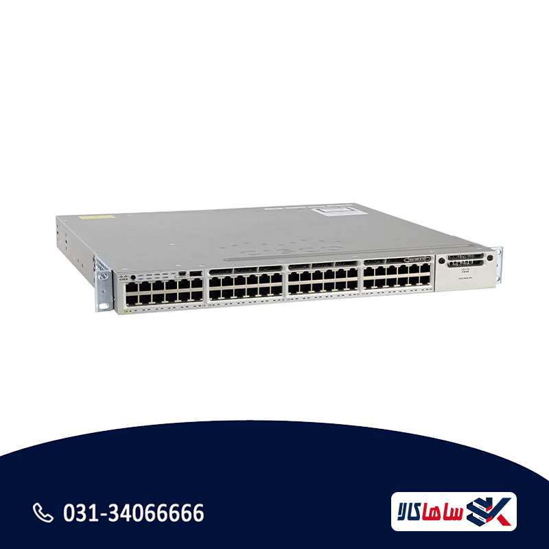 سوئیچ سیسکو Catalyst WS-C3850-48P-S 48 پورت PoE استوک — تصویر ۲