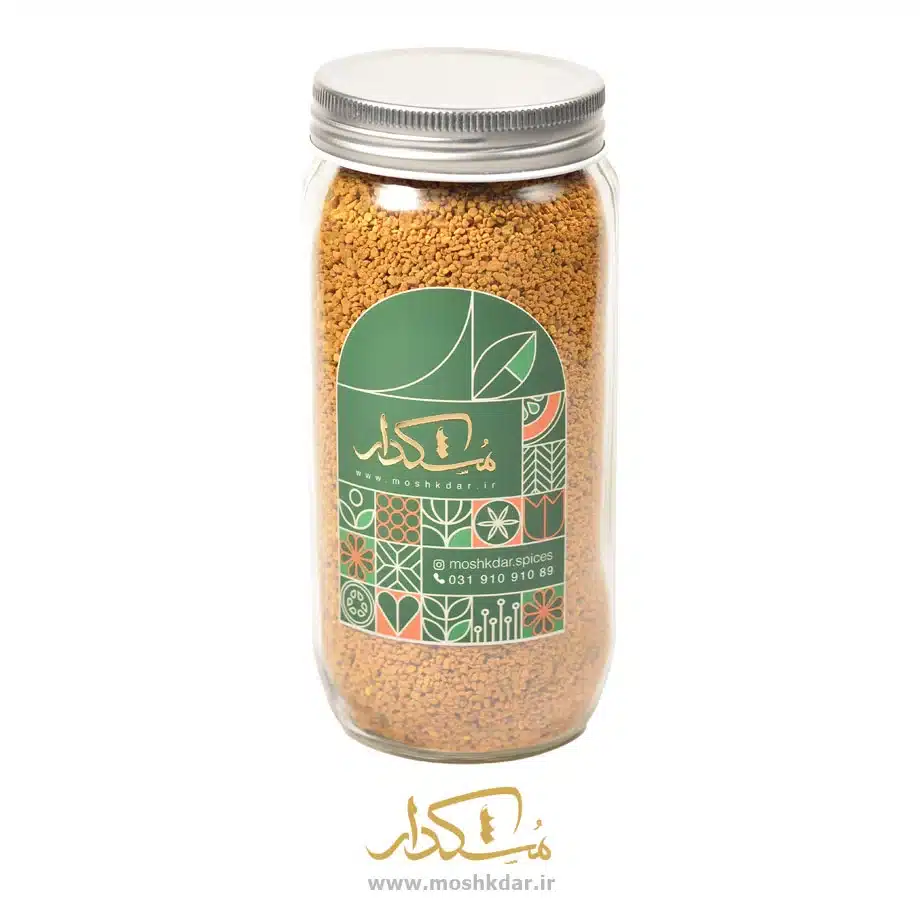 زردچوبه گرانول شیشه بزرگ 400 گرمی — تصویر ۳