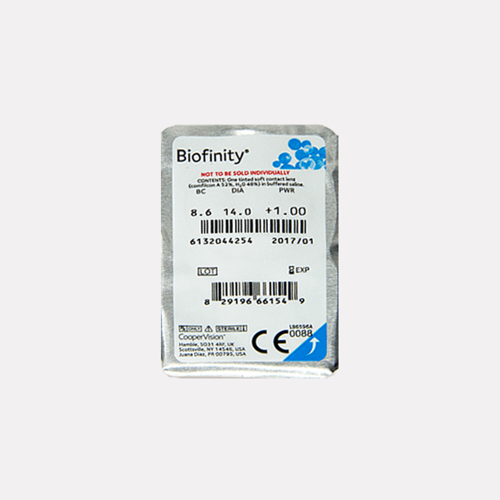 لنز طبی فصلی سیلیکونی Biofinity — تصویر ۳