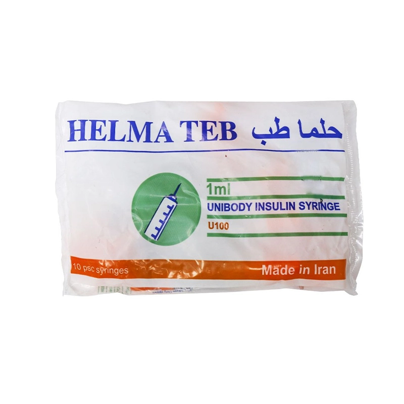 سرنگ انسولین 1 میلی متر حلما طب Helma Teb — تصویر ۳