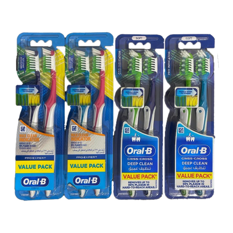 مسواک دوقلو نرم اورال بی Oral-B soft — تصویر ۲