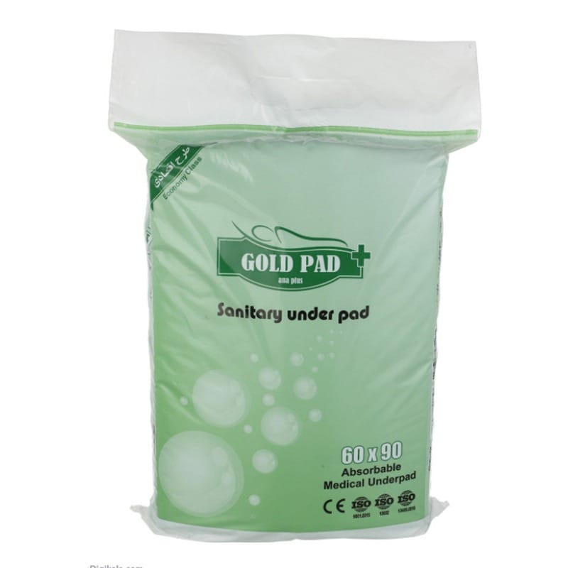 پد زیرانداز بهداشتی یکبارمصرف گلدپد Gold pad — تصویر ۲
