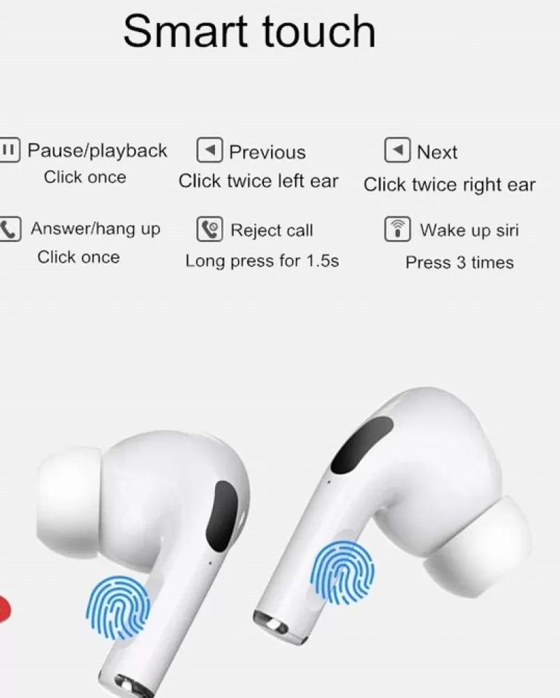 هدفون بی سیم اپل مدل ایرپاد پرو 3 غیر اصل | Airpods pro 3 Wireless Headphone — تصویر ۳