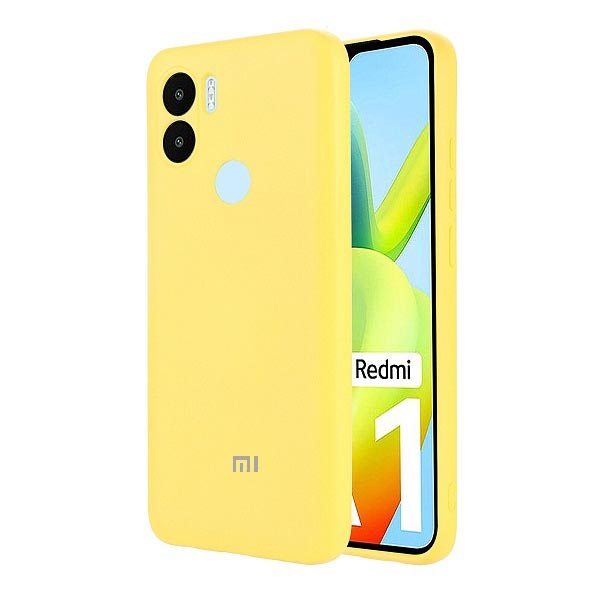 کاور سیلیکونی رنگی اورجینال Xiaomi Redmi A1 Plus / A2 Plus