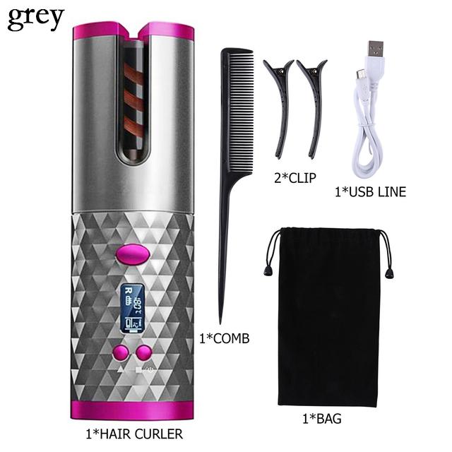 دستگاه فر کننده مو اتوماتیک Auto Curler بابلیس بیگودی مدلWireless USB شارژی — تصویر ۷