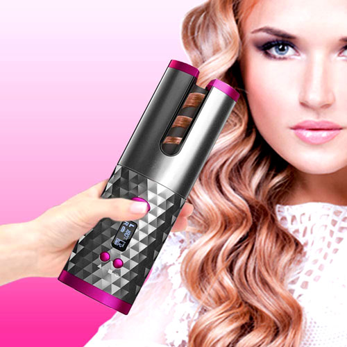 دستگاه فر کننده مو اتوماتیک Auto Curler بابلیس بیگودی مدلWireless USB شارژی — تصویر ۸