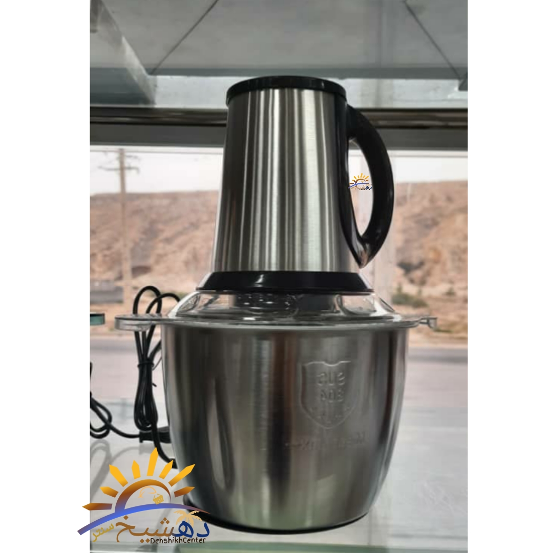 خرد کن استیل چندکاربرده MULTI FUNCTION سه لیتری سه سرعته توان 250وات — تصویر ۲