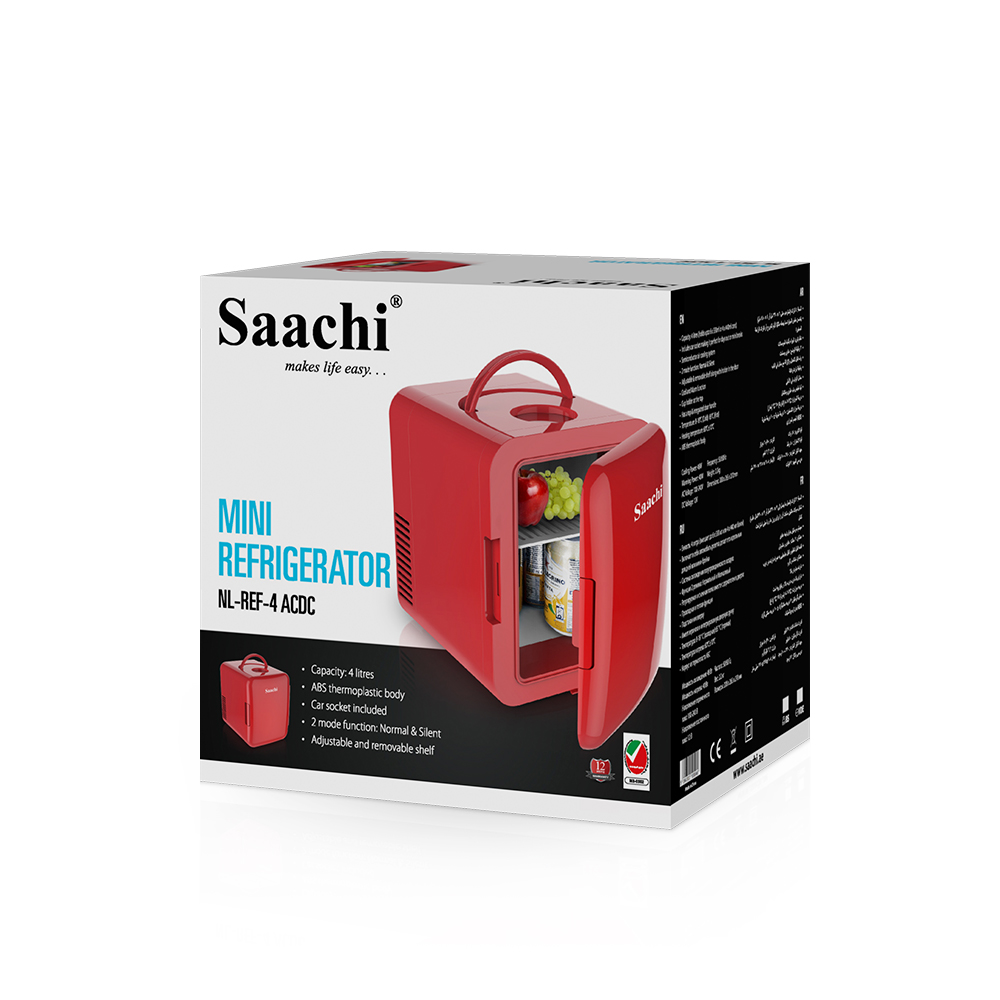 یخچال سفری کوچک ساچی SAACHI مدل NL-REF-4ADCD مناسب مسافرت ، خودرو و محل کار — تصویر ۷