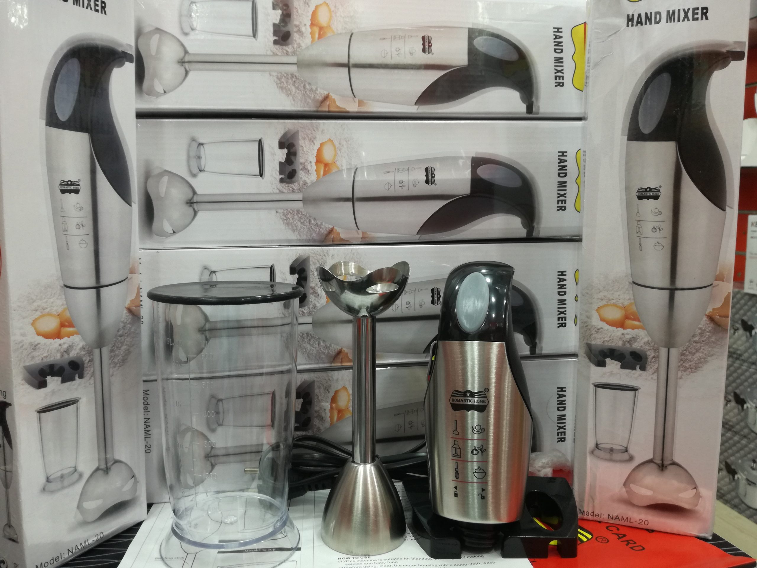 گوشت کوب برقی استیل رومانتیک هوم NAML-20 — تصویر ۴