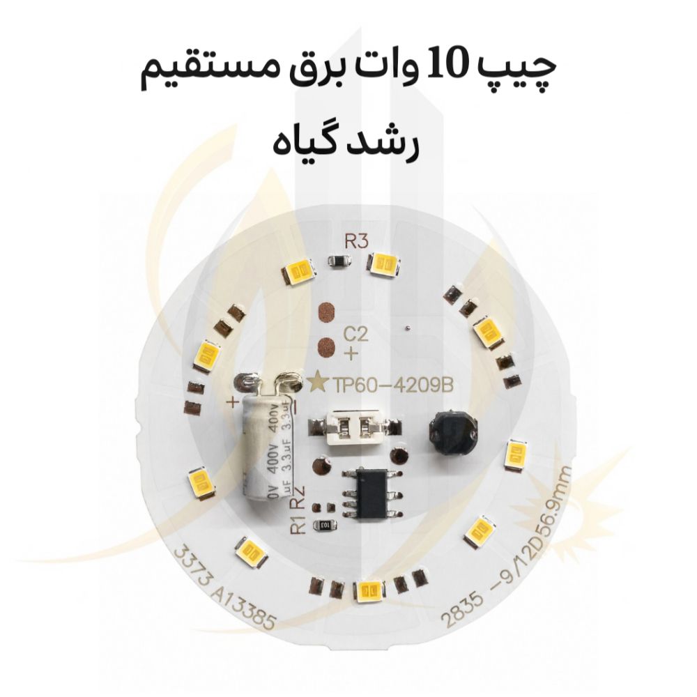 چیپ 10 وات برق مستقیم رشد گیاه 10w FullSpectrum — تصویر ۲