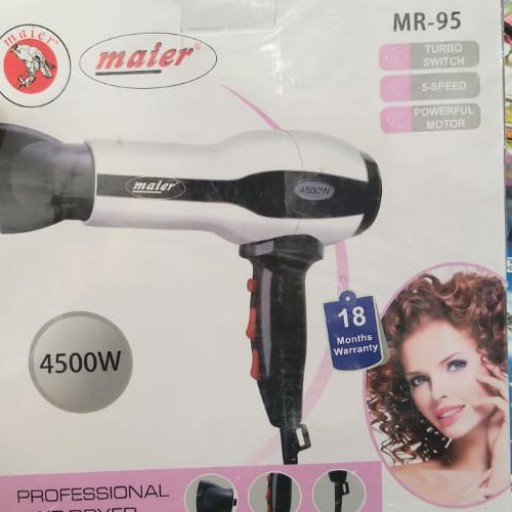 سشوار حرفه ای پرقدرت مایر MAIER مدل MR-95 — تصویر ۴
