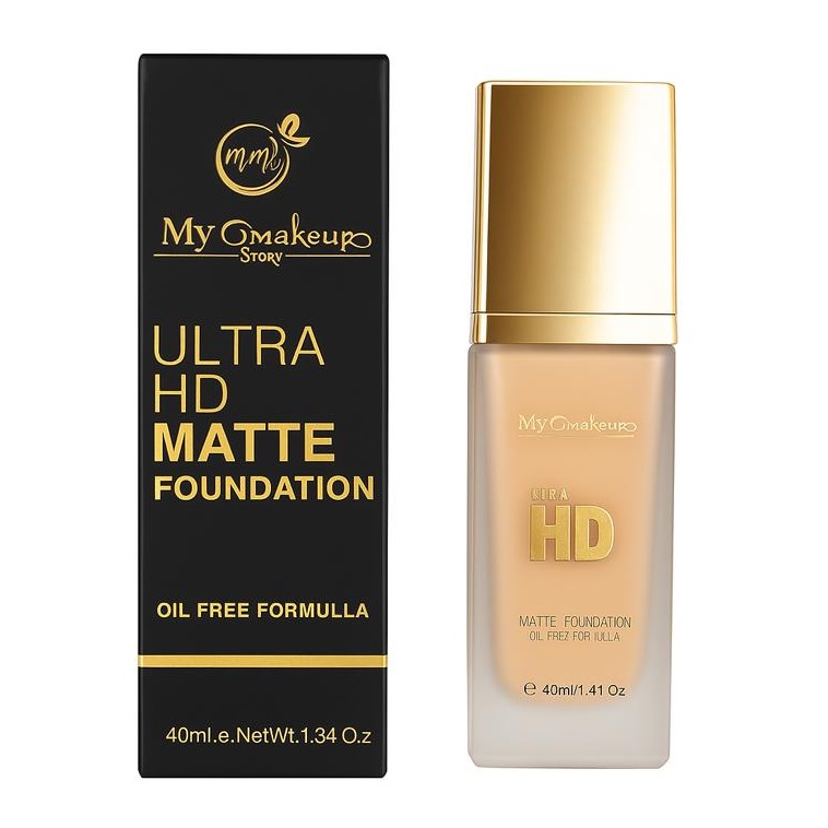کرم پودر فول کاور مات مای میکاپ استوری My Makeup Story مدل Ultra HD شماره MF02