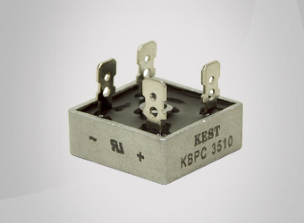 پل دیود تکفاز kbpc3510 | خرید پل دیود فلزی مربعی 35 آمپر 1000 ولت — تصویر ۲