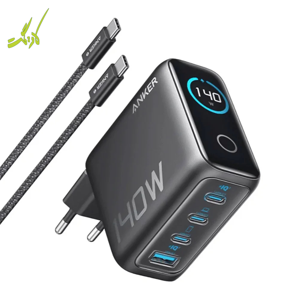 شارژر ۱۴۰ واتی انکر Anker Zolo 140W GaN 4 Port B2697