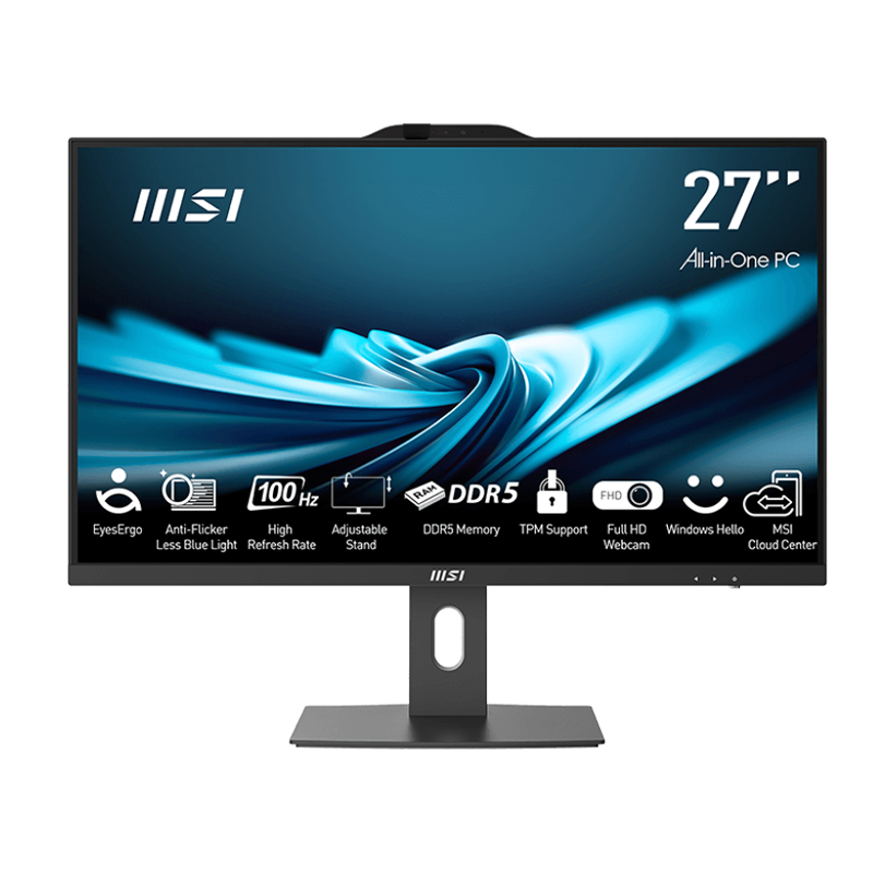 کامپیوتر همه کاره 27 اینچ ام اس آی مدل ALL IN ONE MSI AP272P 14M i3-14100 16GB 512GB SSD INTEL