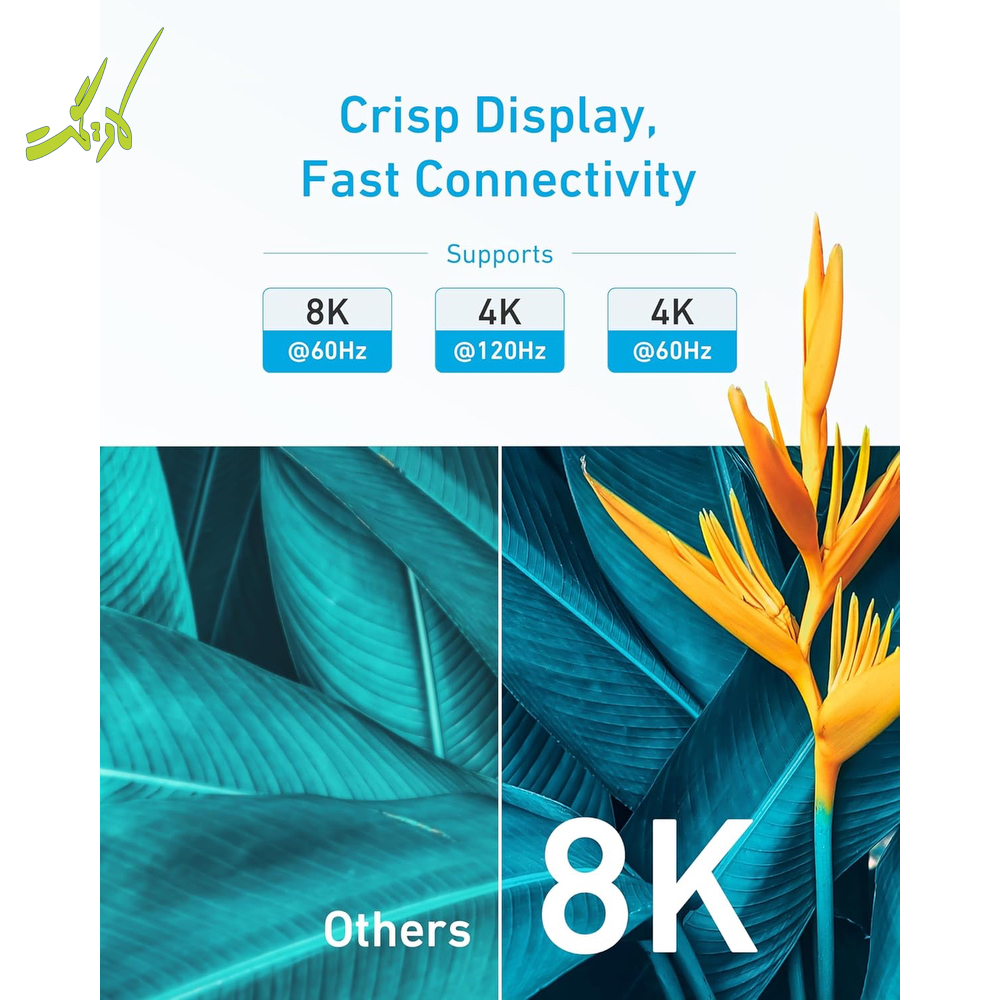 کابل HDMI انکر Anker HDMI 8K@60Hz 1.8m A8742 — تصویر ۷