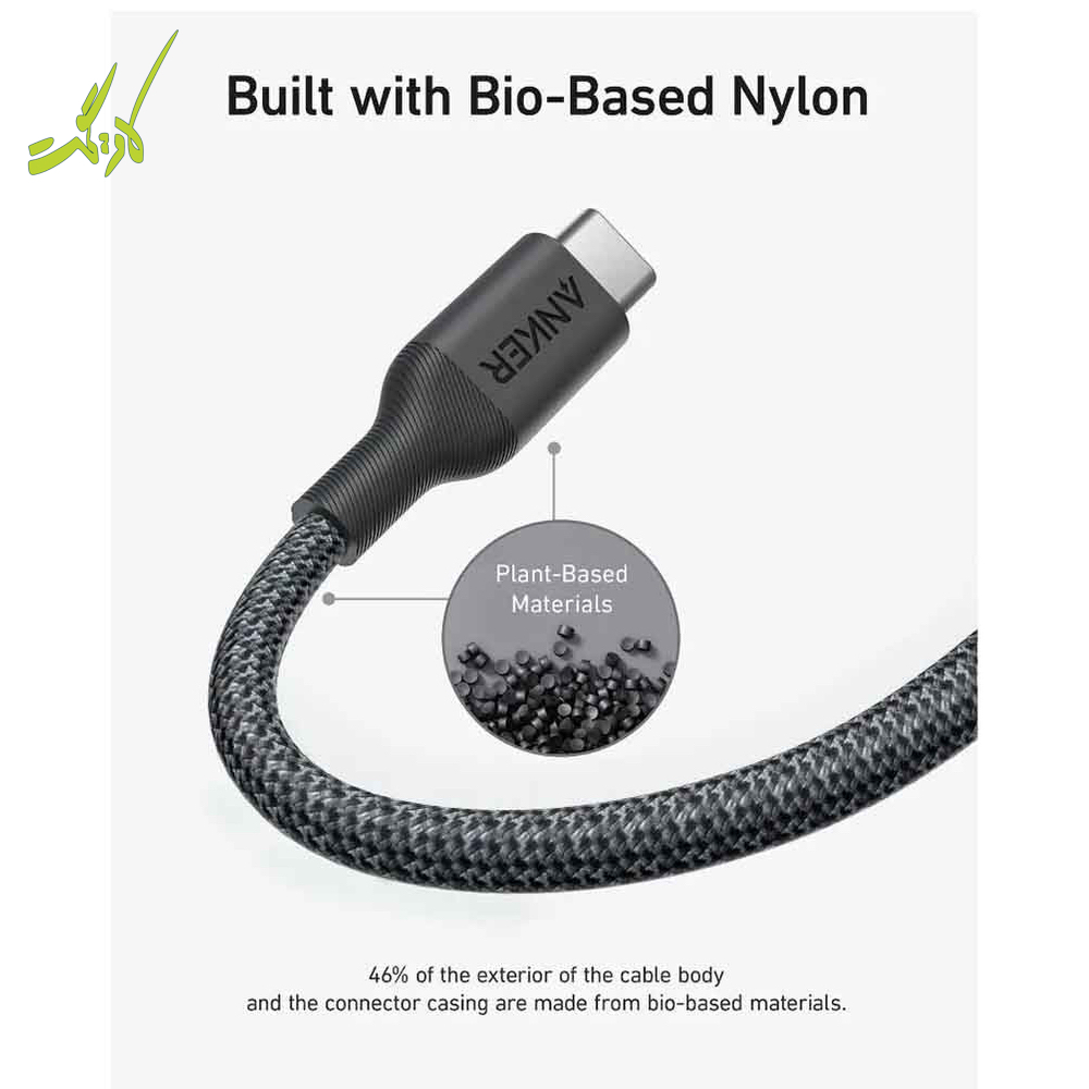 کابل UB-C به Lightning انکر Anker 542 USB-C to Lightning A80B6 180cm — تصویر ۳