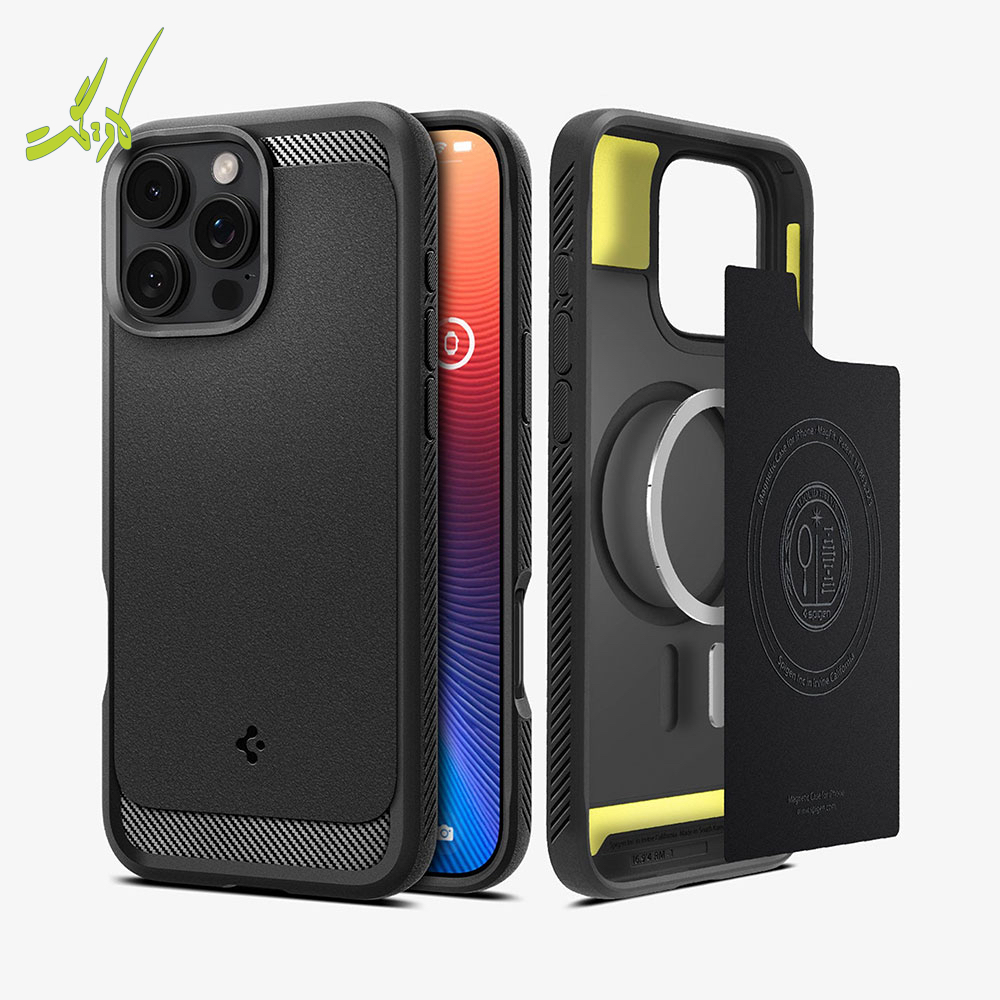 قاب آیفون ۱۶ پرومکس اسپیگن Spigen Rugged Armor MagFit