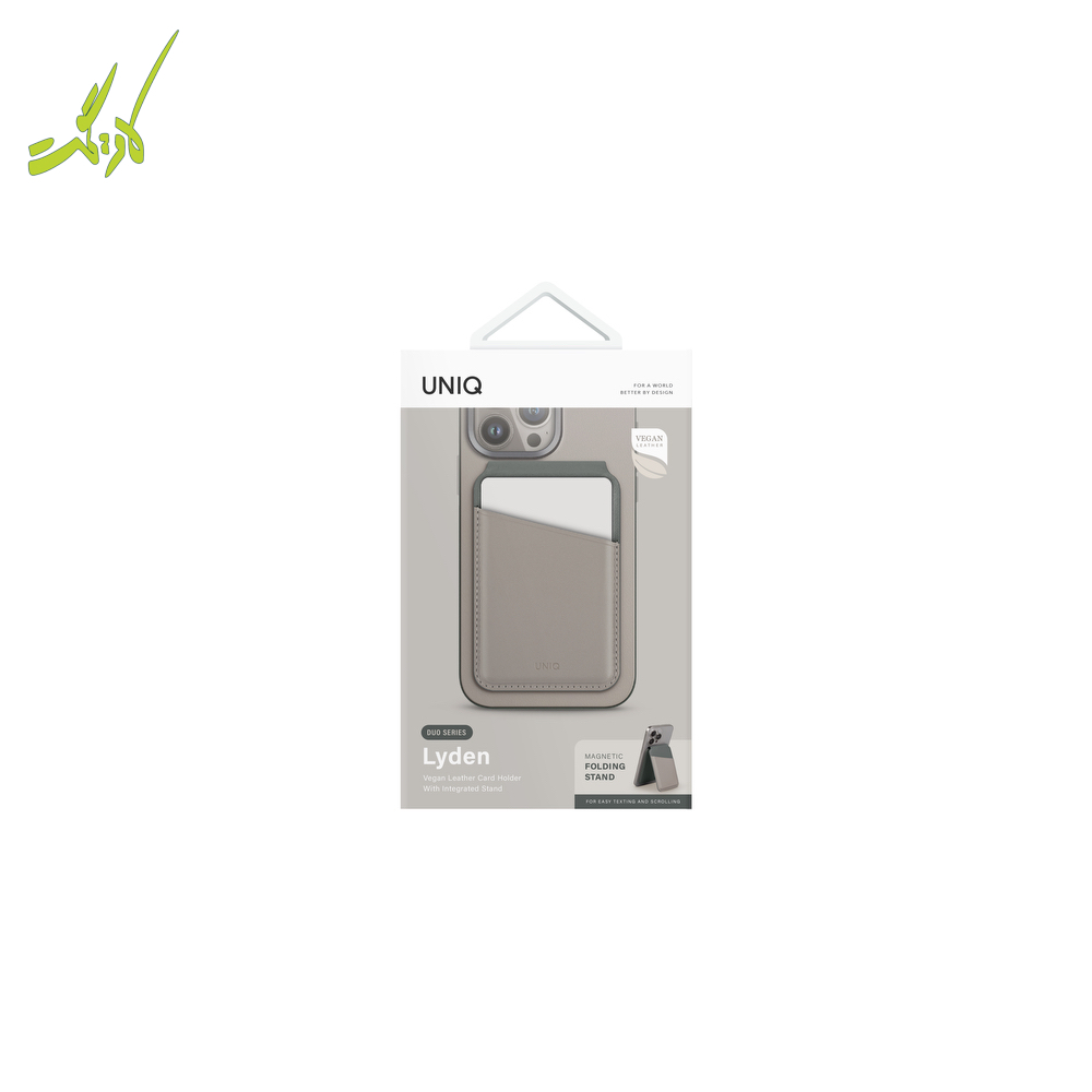 جاکارتی و پایه نگهدارنده گوشی یونیک مدل UNIQ Lyden DS RFID-blocking — تصویر ۶