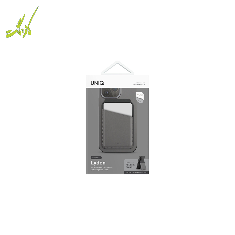 جاکارتی و پایه نگهدارنده گوشی یونیک مدل UNIQ Lyden DS RFID-blocking — تصویر ۴