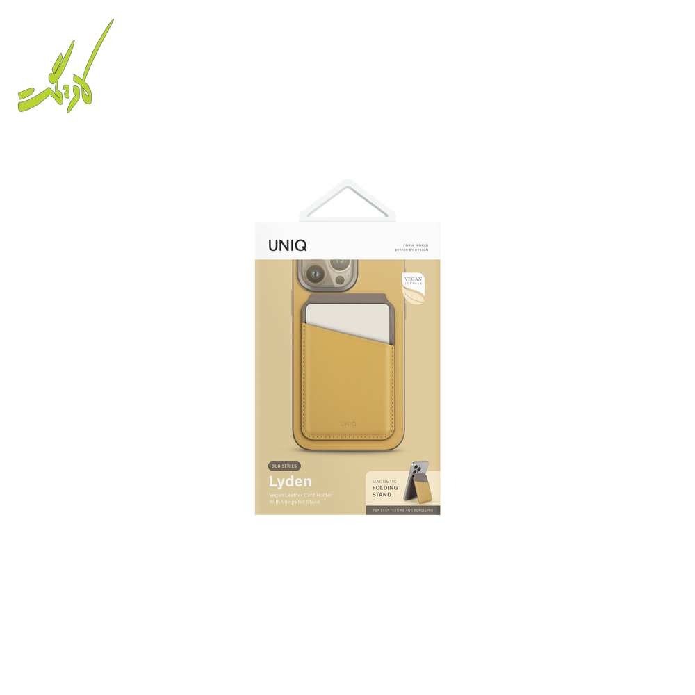 جاکارتی و پایه نگهدارنده گوشی یونیک مدل UNIQ Lyden DS RFID-blocking — تصویر ۵