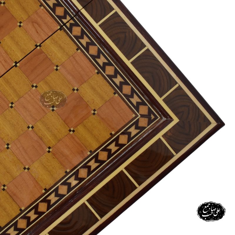 تخته نرد چوب گردو کد 203 — تصویر ۶