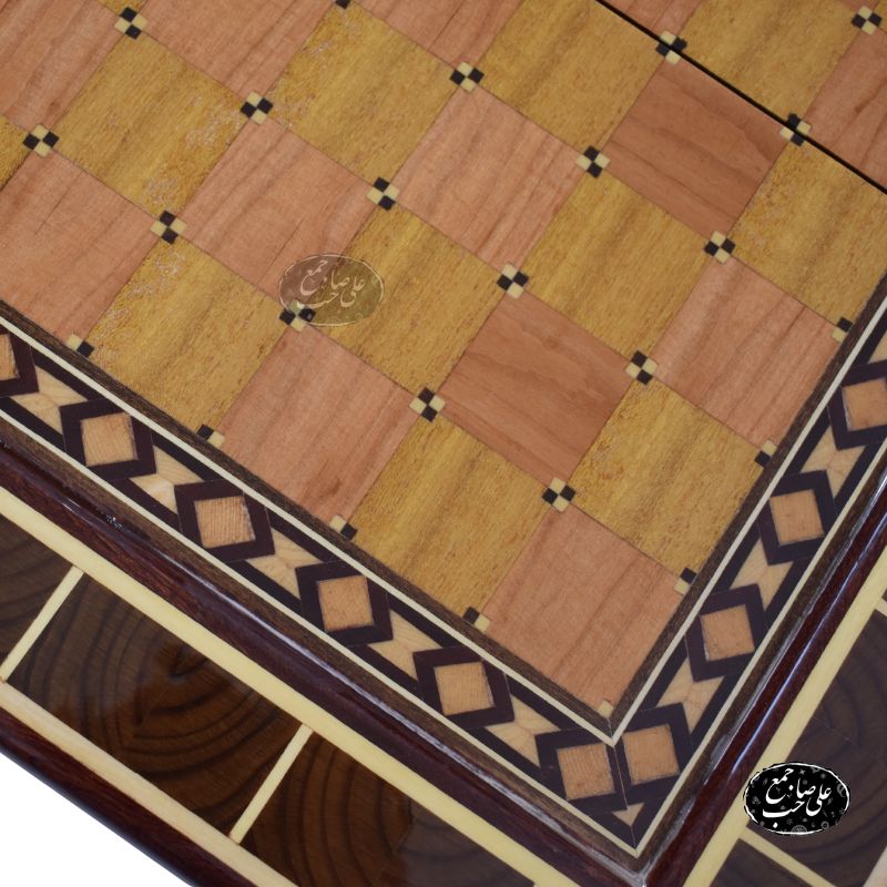 تخته نرد چوب گردو کد 203 — تصویر ۴