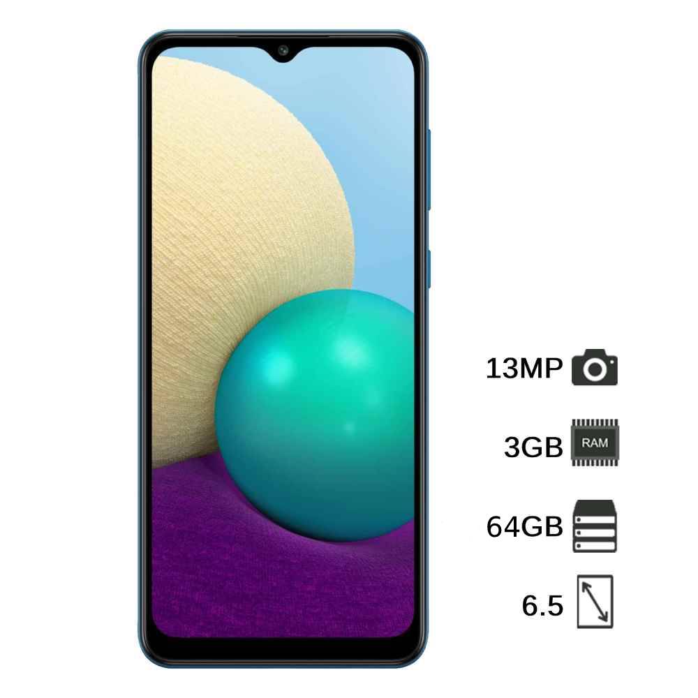 گوشی موبایل سامسونگ Galaxy A02 دو سیم کارت ظرفیت 64 گیگابایت/گارانتی 18 ماهه شرکتی/تحویل فوری /حتی تعطیلات