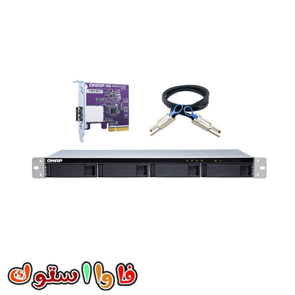 محفظه ذخیره ساز تحت شبکه کیونپ TL-R400S — تصویر ۲