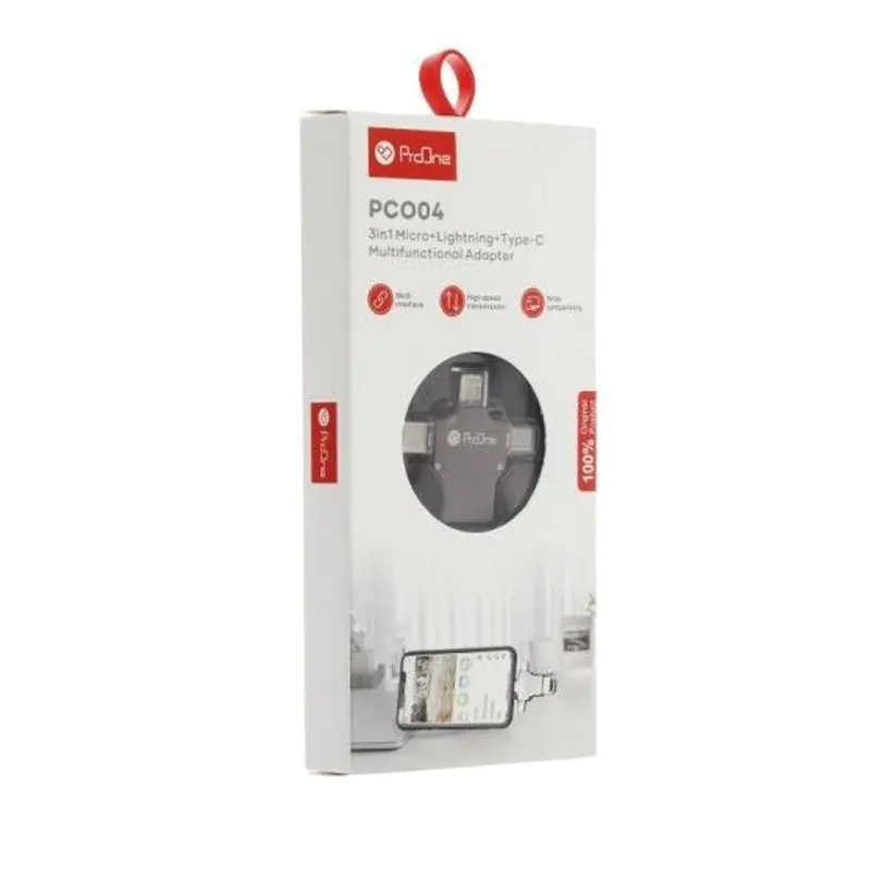 مبدل USB به Type-C / Micro / Lightining پرووان مدل PCO04 ا Proone — تصویر ۶