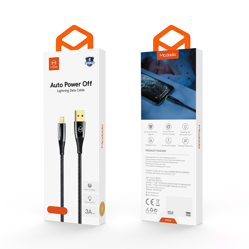 کابل تبدیل USB به لایتنینگ مک دودو مدل CA-8060 طول 1.2 متر | Mcdodo — تصویر ۵