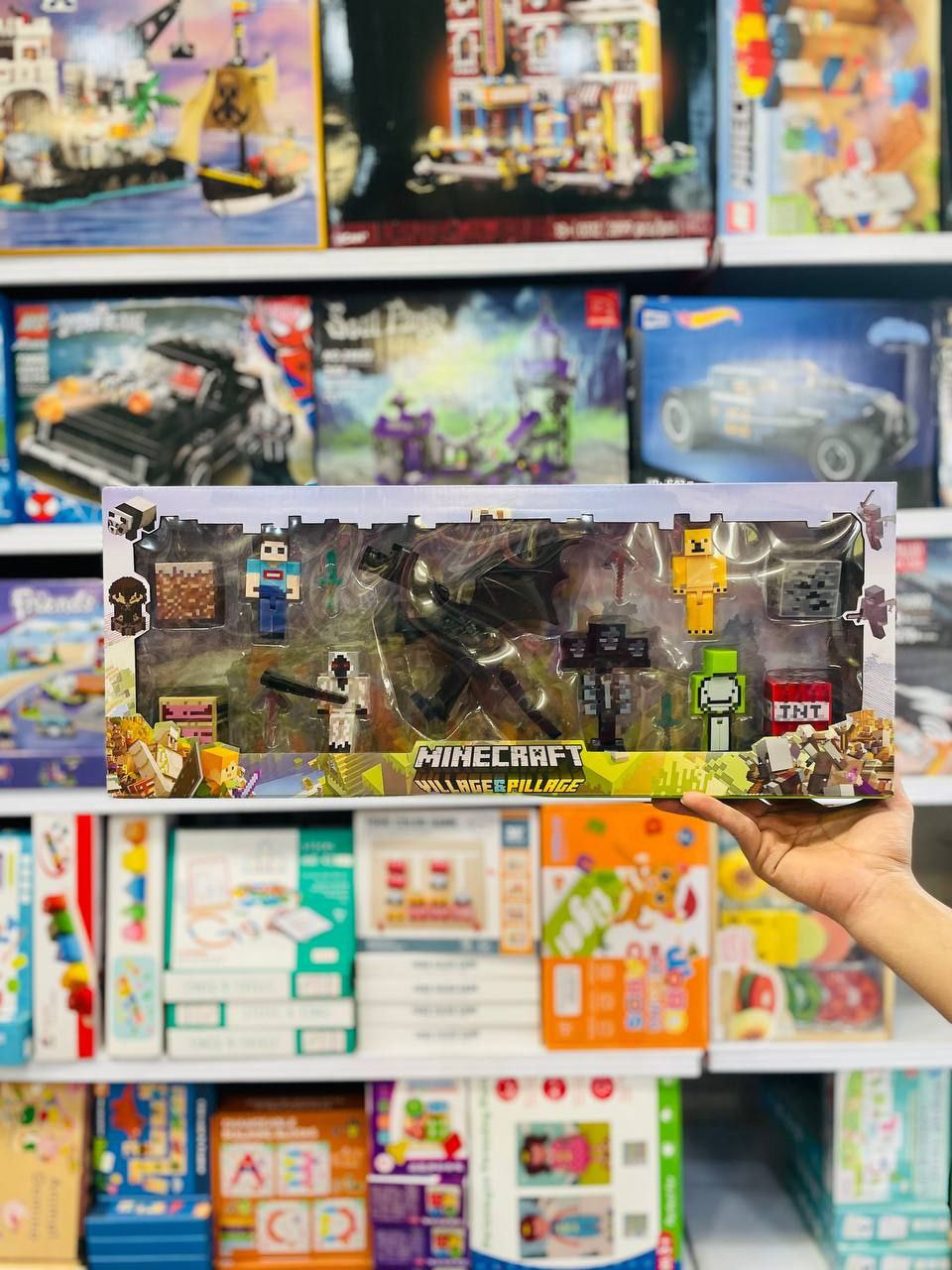 فیگور ماینکرفت ۱۰عددی مدل Ender Dragon | Minecraft Dragon Action Set — تصویر ۲