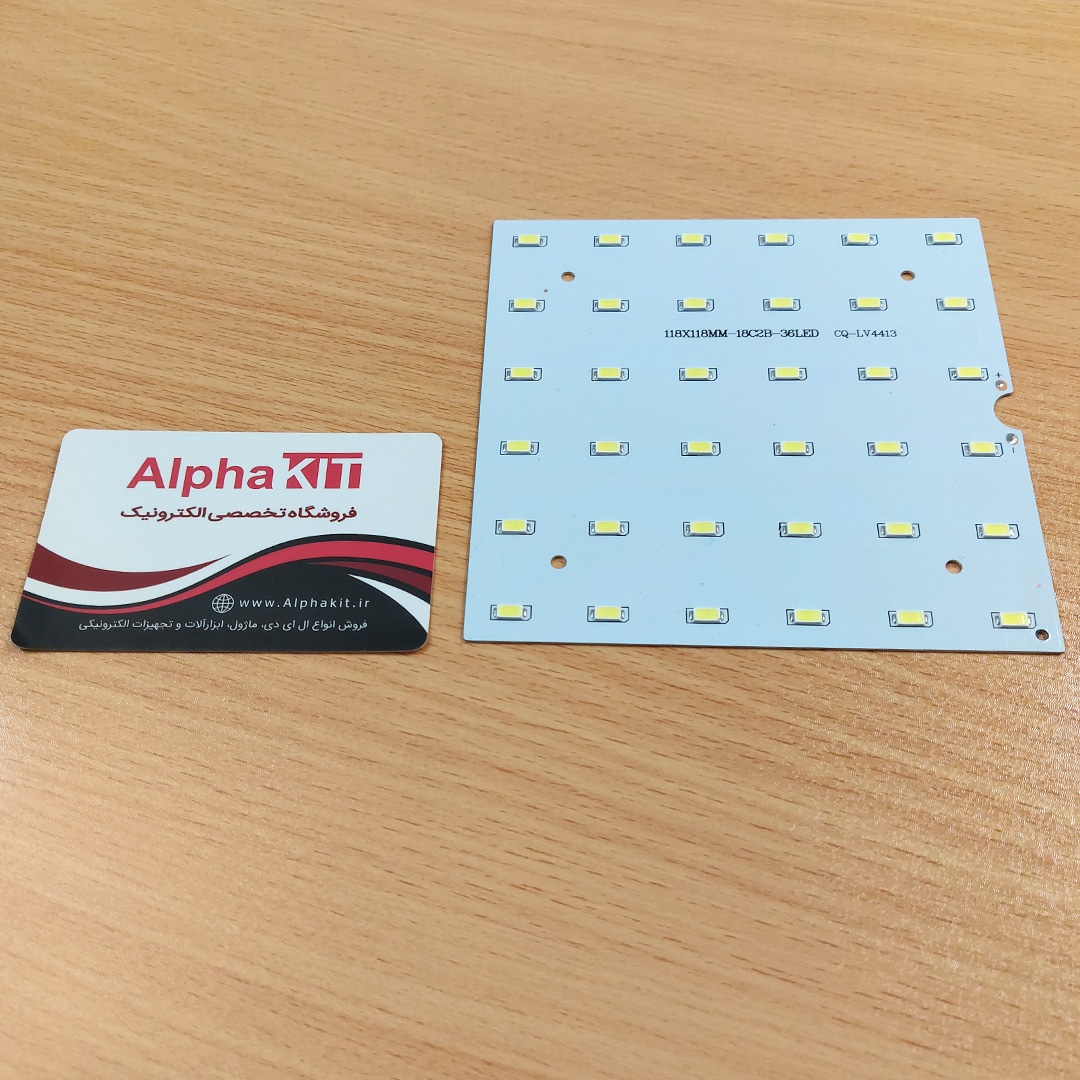 ال ای دی 18 وات 300 میلی آمپر SMD سفید مهتابی مربع — تصویر ۴