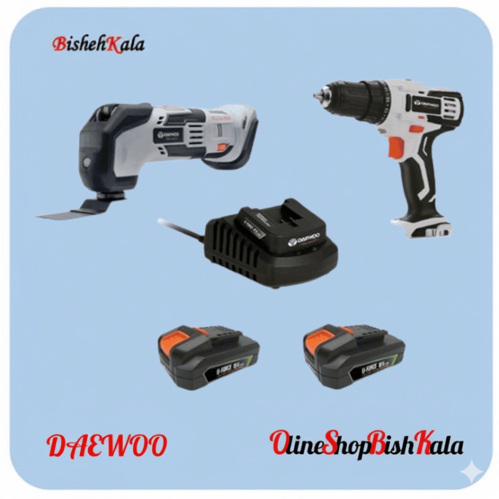 دریل و کاردک شارژی DAEWOO دوو کد(2)