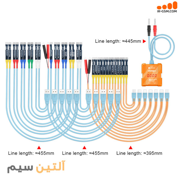 کابل پاور آیفون و اندروید سانشاین SUNSHINE IBOOT D