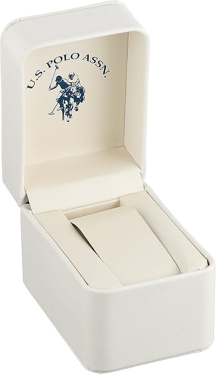 ساعت مچی زنانه U.S. Polo Assn. مدل USC40117 – طراحی کلاسیک دو رنگ با بند فلزی — تصویر ۵
