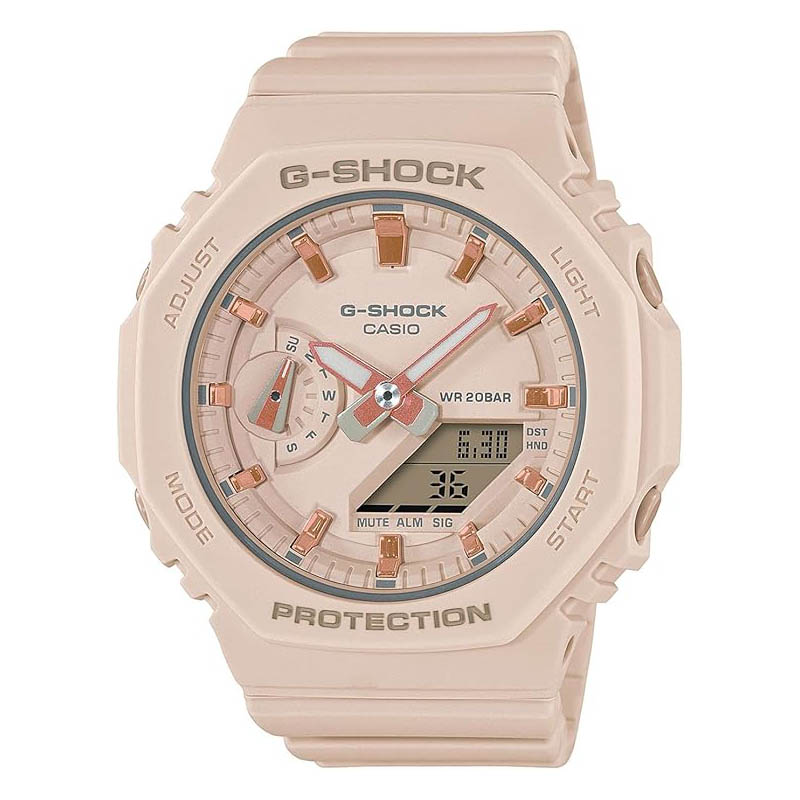 ساعت مچی زنانه کاسیو G-Shock مدل GMA-S2100-4AER – صورتی