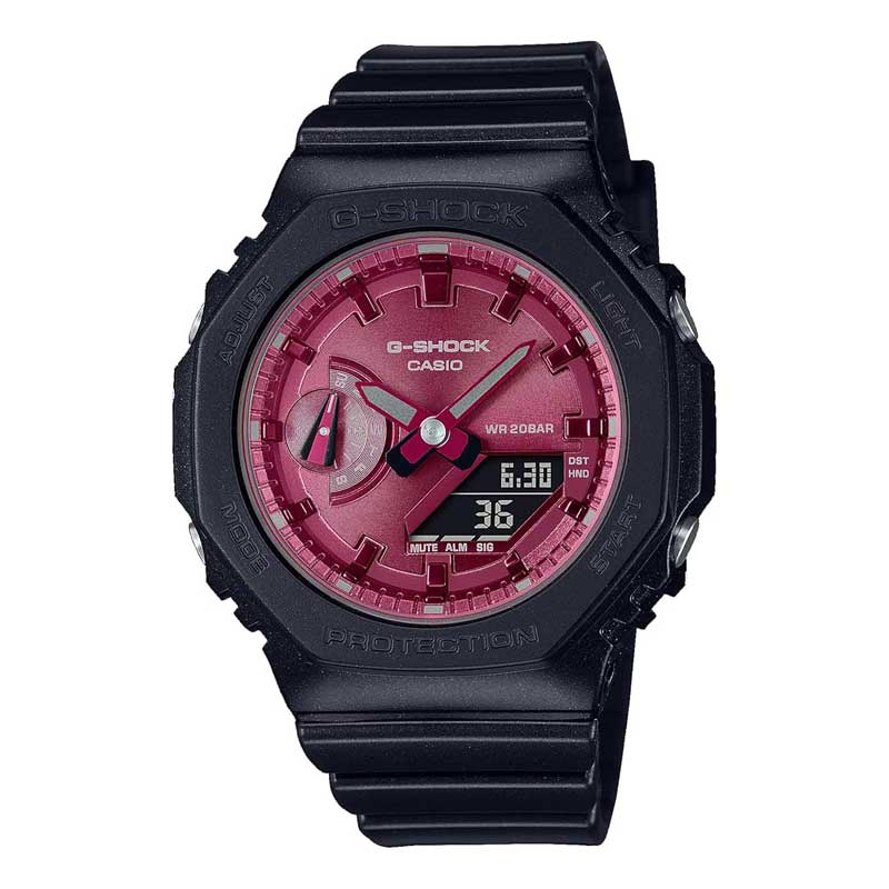 ساعت مچی زنانه Casio مدل GMAS2100RB-1A – ترکیبی از استحکام، دقت و زیبایی