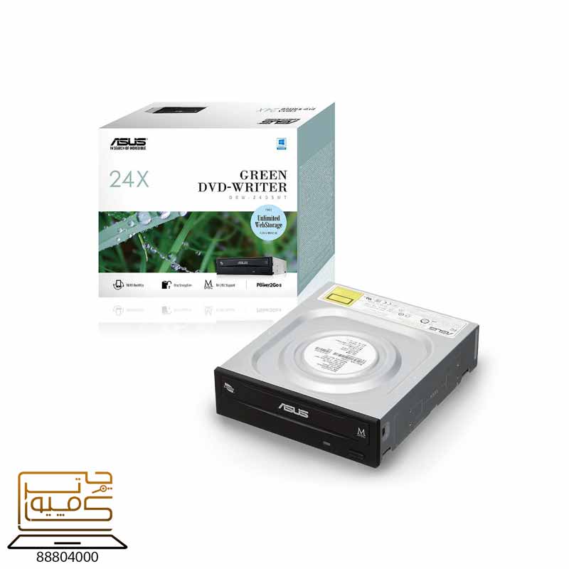 دی وی دی رایتر ایسوس مدل ASUS DRW-24D5MT BOX با جعبه