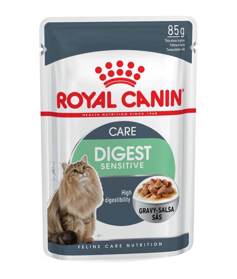 پوچ گربه دایجست سنسیتیو رویال کنین (وزن 85G) DIGEST SENSITIVE CARE_ROYAL CANIN