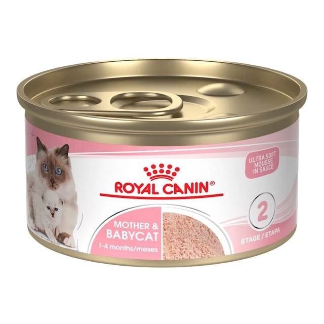 کنسرو گربه مادر اند بیبی کت رویال کنین (وزن 195G) MOTHER & BABYCAT_ROYAL CANIN