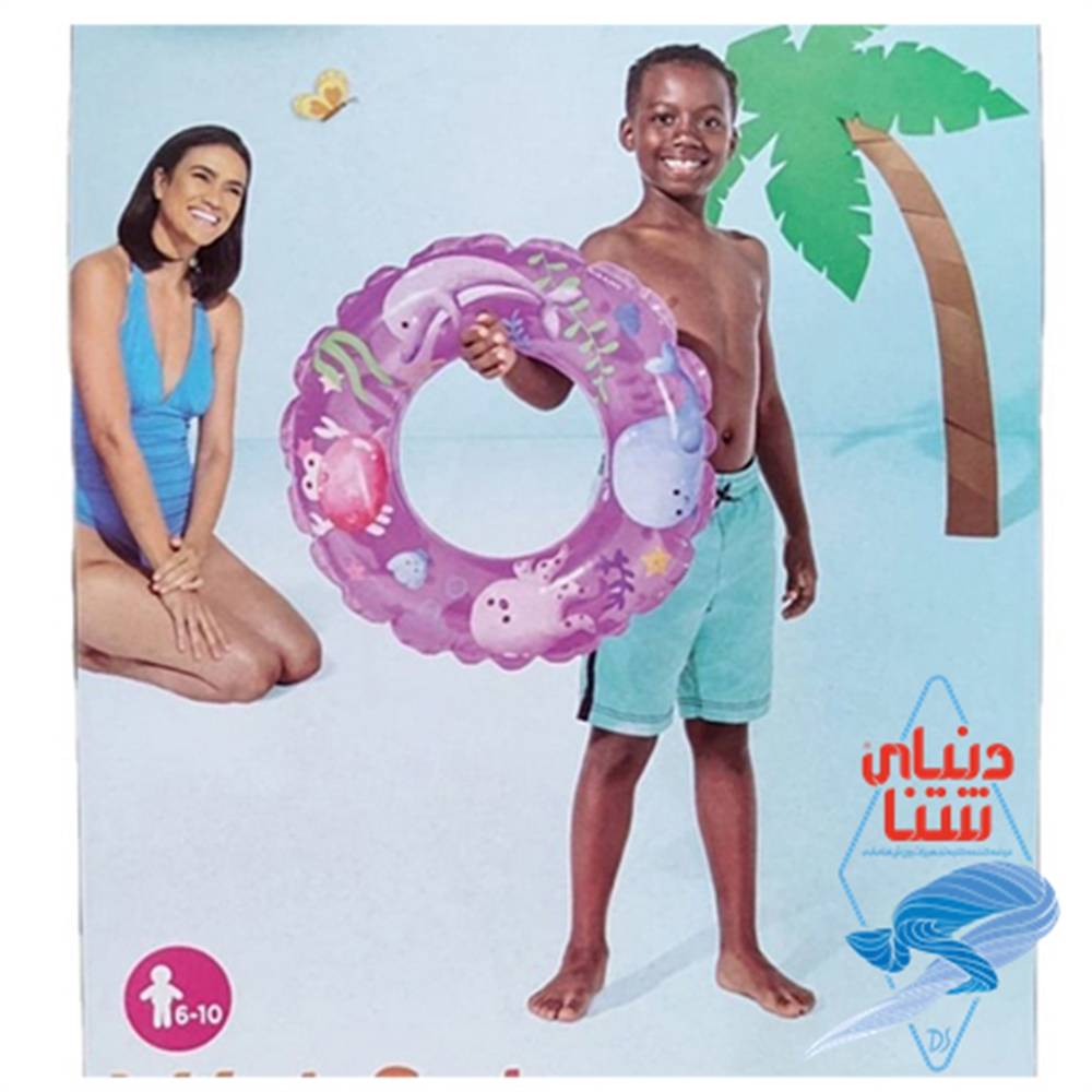 حلقه شنا 6-10 سال INTEX کد 3748 — تصویر ۲