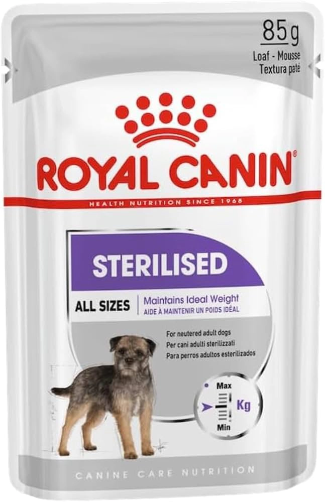 پوچ سگ استرلایز رویال کنین (وزن 85G) STERILISED All Sizes_ROYAL CANIN