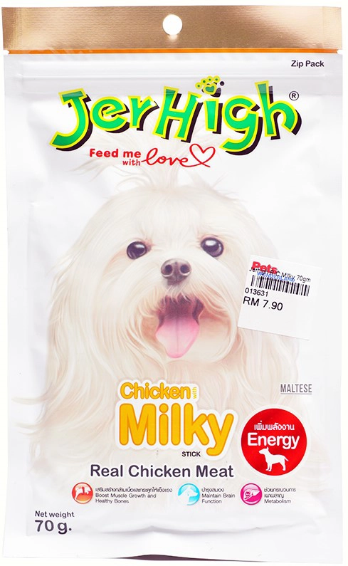 تشویقی سگ جرهای با طعم مرغ و شیر Jerhigh (Milky)