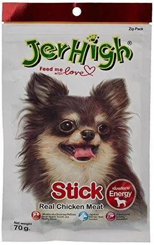 تشویقی جرهای سگ با طعم استیک مرغ Jerhigh (Stick)