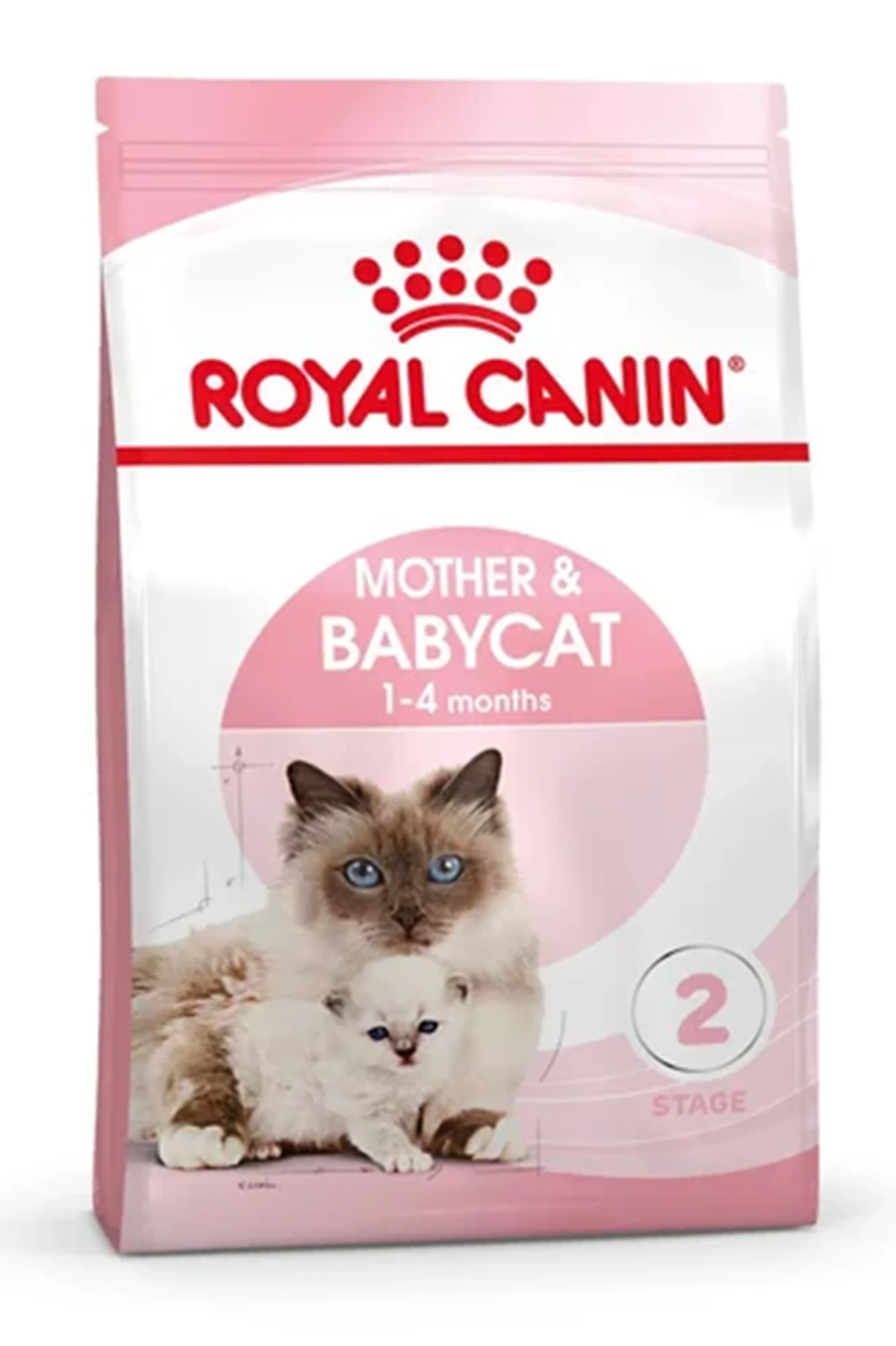 غذای خشک گربه مادر اند بیبی کت رویال کنین (وزن 2KG) MOTHER & BABYCAT_ROYAL CANIN